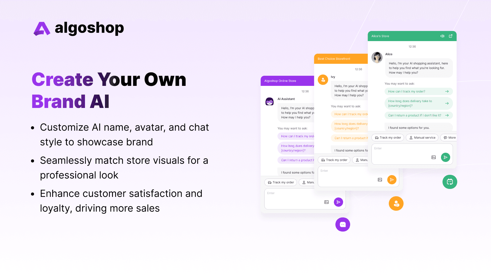 Algoshop outreach cards dashboard showing proactive sales cards