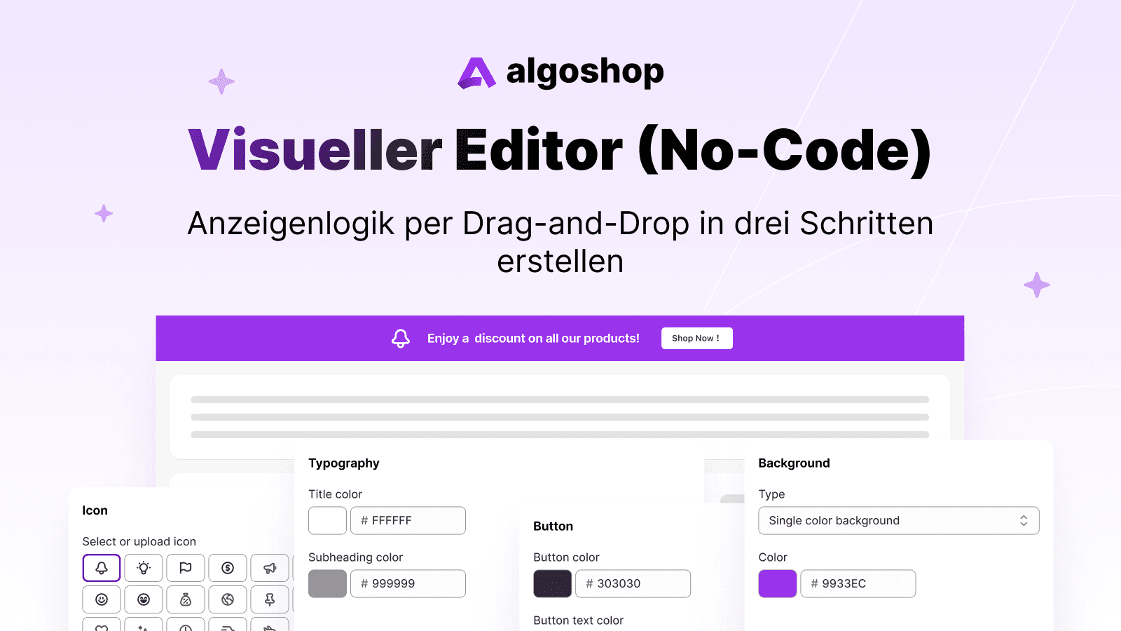 Algoshop Ankündigungsleiste Feature 6
