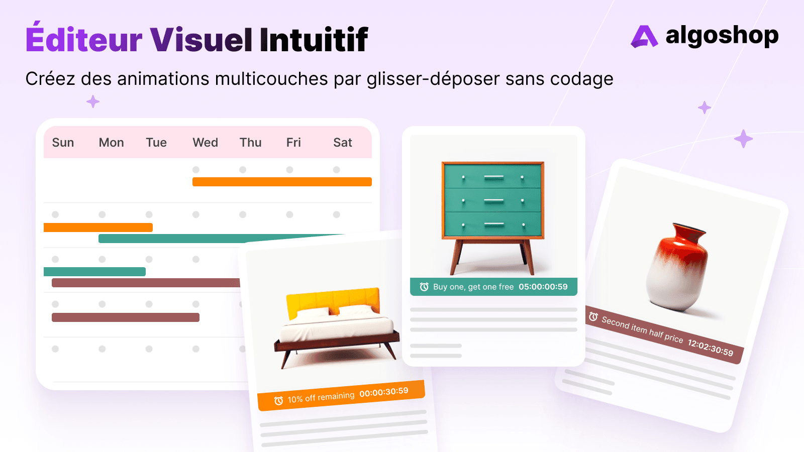 Minuteur de compte à rebours Algoshop Feature 6