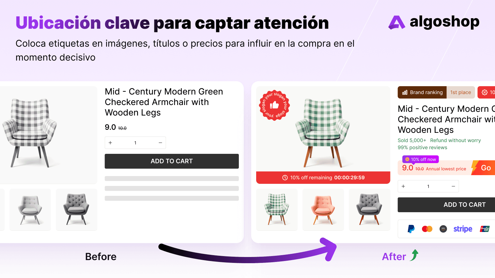 Etiquetas de Promoción Inteligentes Feature 2