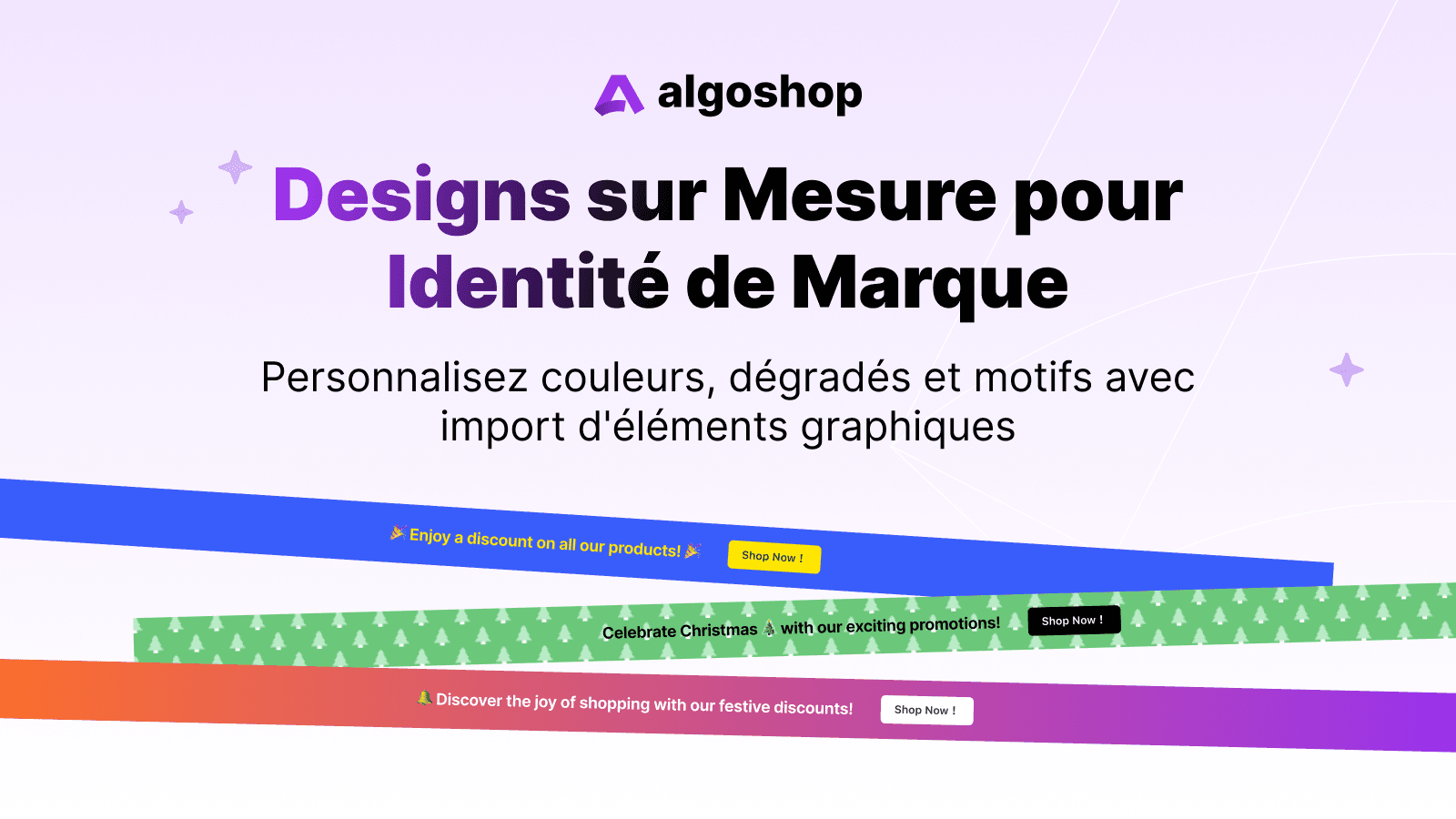 Barre d'annonce Algoshop Feature 2