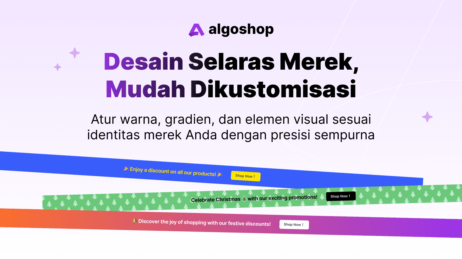 Bilah Pengumuman Algoshop Feature 2