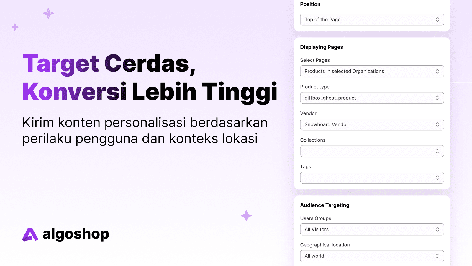 Bilah Pengumuman Algoshop Feature 3