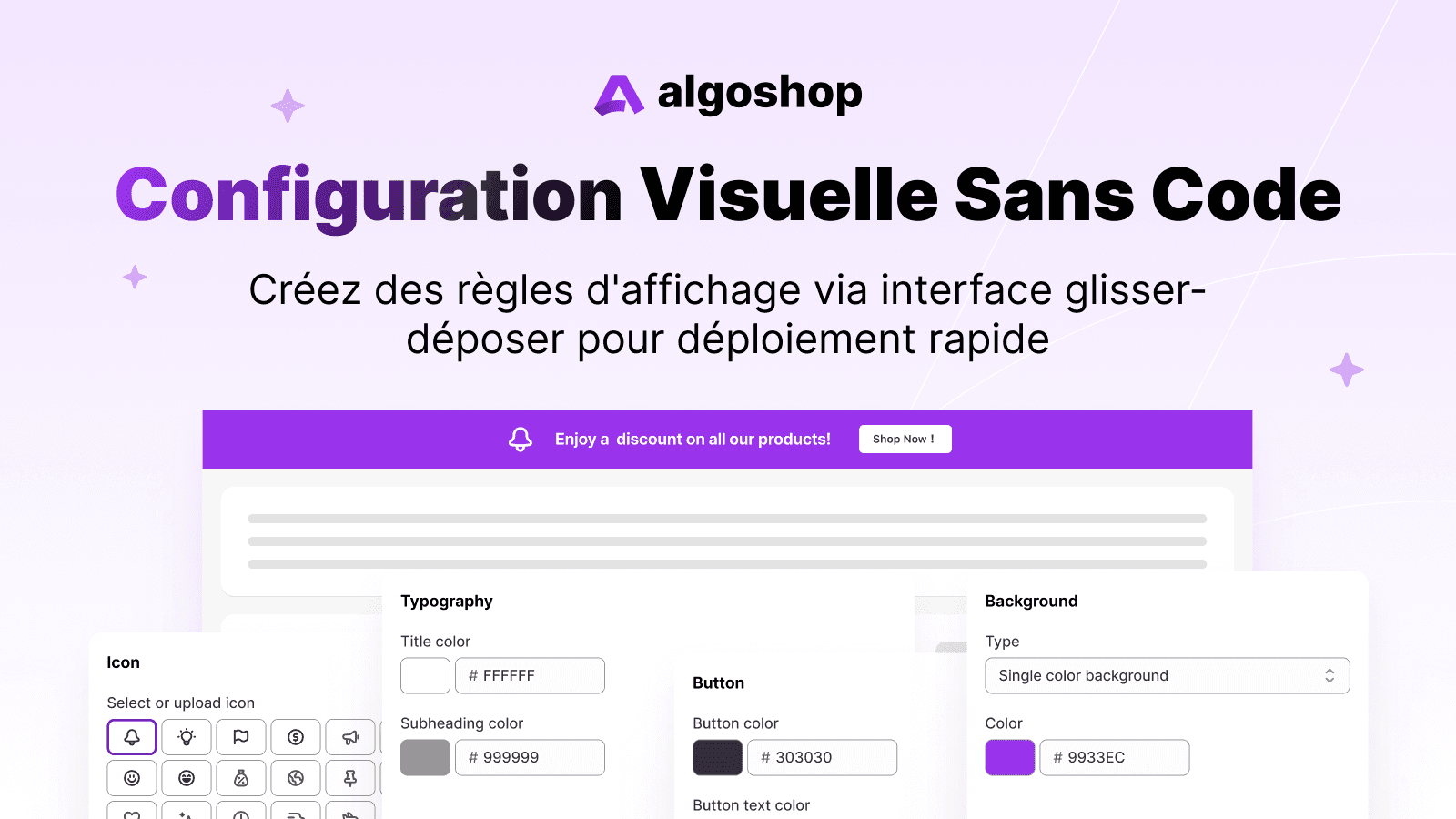 Barre d'annonce Algoshop Feature 6