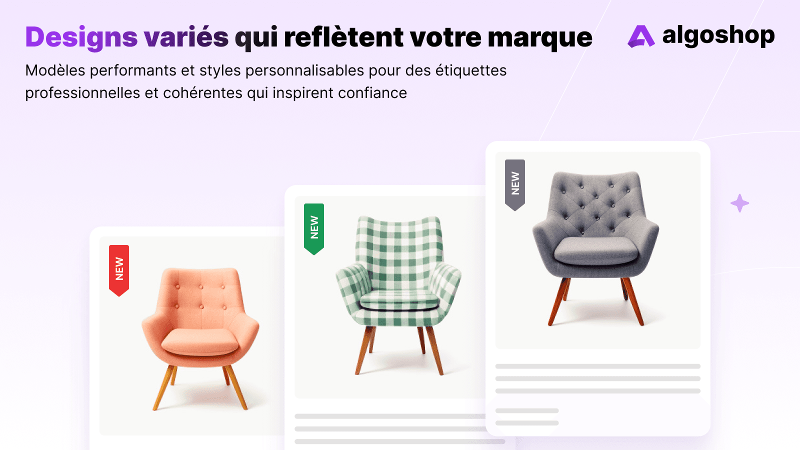 Étiquette de promotion Algoshop Feature 3