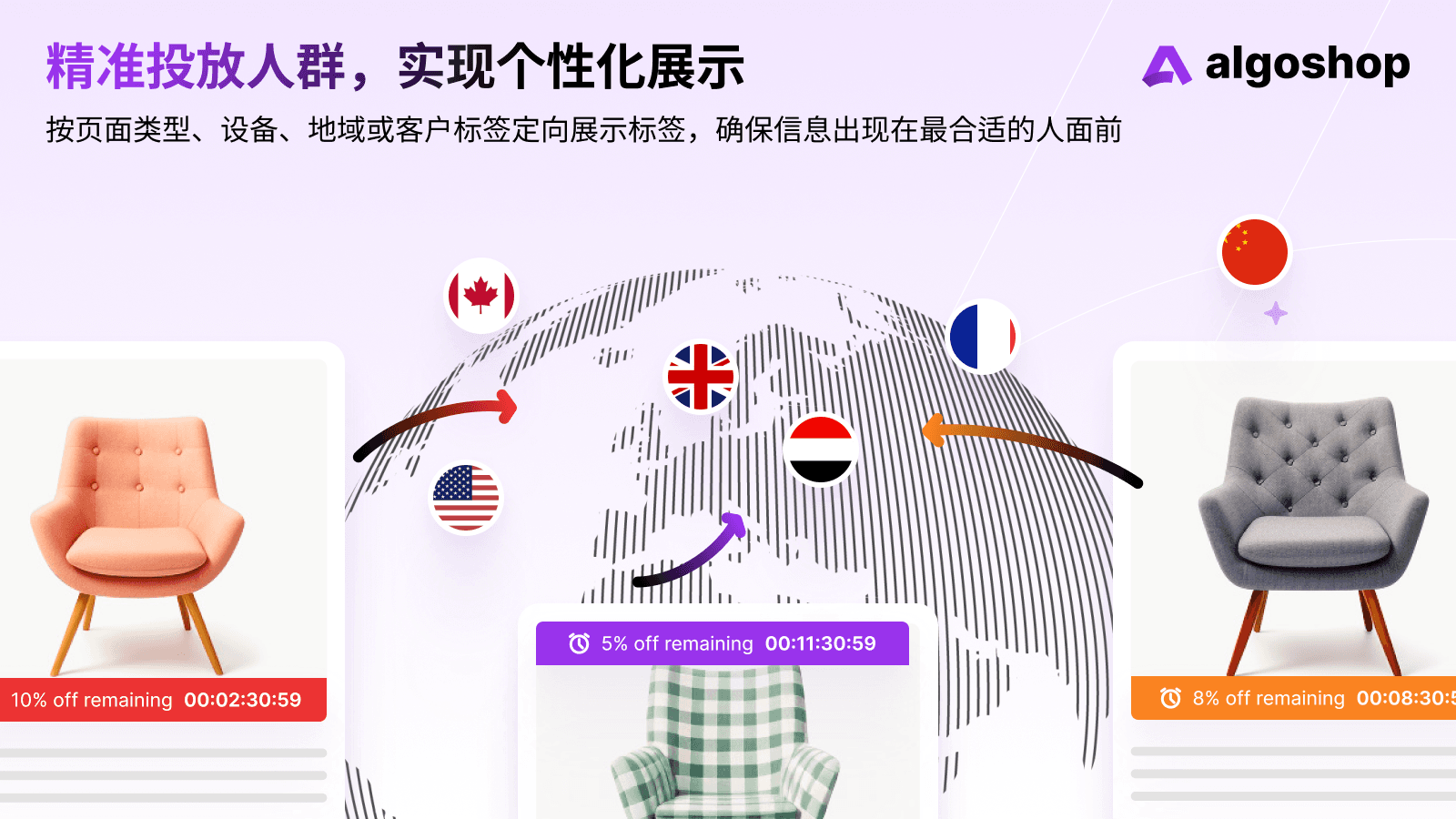 Algoshop营销标签: 促销标签、信任徽章,促进更快成交 Feature 4