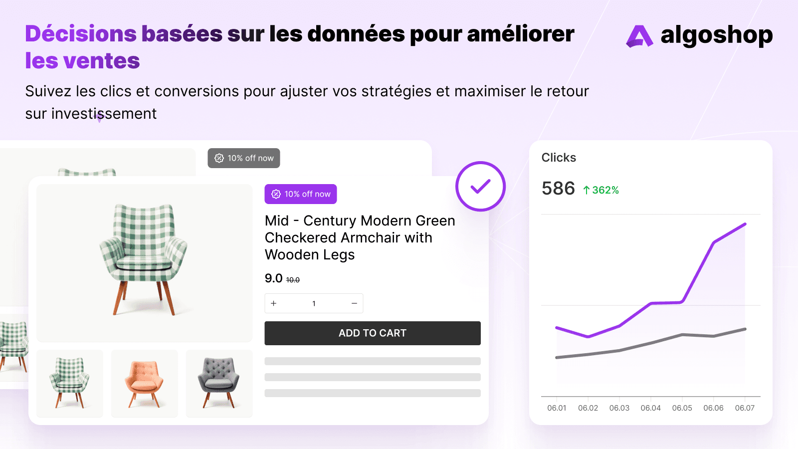 Étiquette de promotion Algoshop Feature 5
